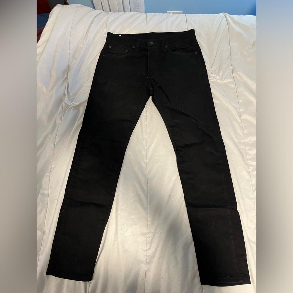 Levi’s 512 Slim Tapered Black Jeans 32x32